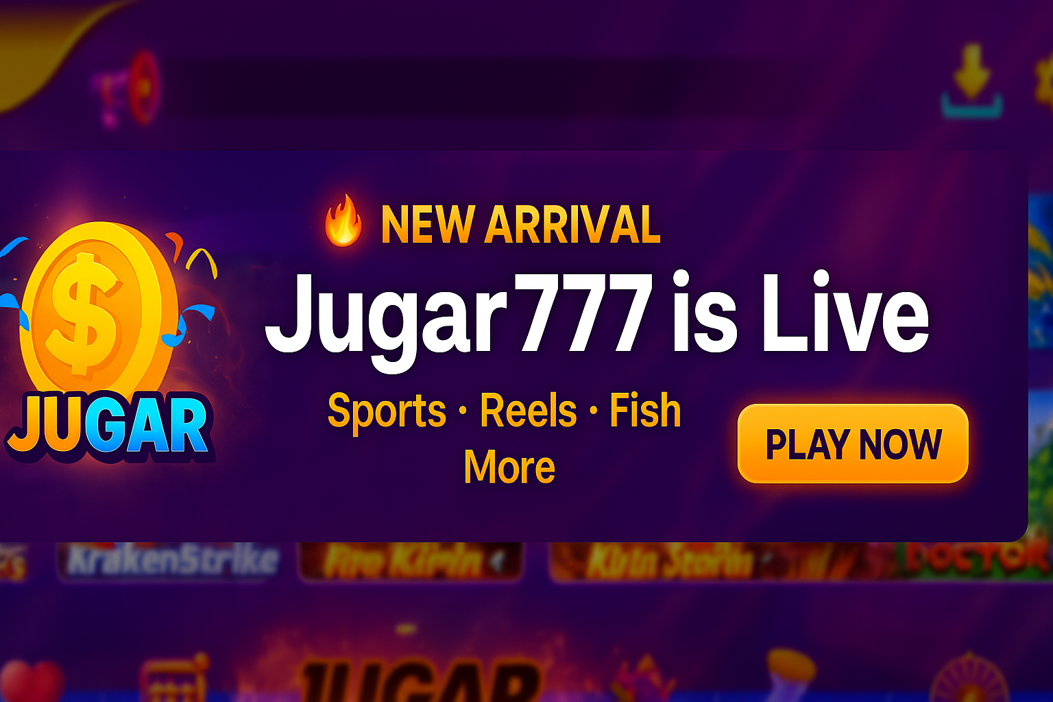 🔥 New Arrival: Jugar777 is live! Play now